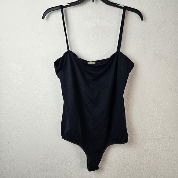 Free People Tops - Intimately Free People Navy Bodysuit Size XL